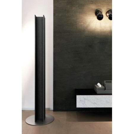 Sèche-serviette radiateur électrique noir mat salle de bain contemporain 170x14.1cm anttower