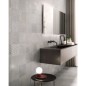 Carrelage patchwork ,décor salle de bain, imitation métal clair, 20x20X1cm, R10, santaoxydart light