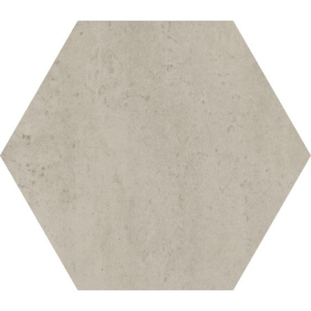 Carrelage hexagone gris clair mat effet carreau ciment 34.5x40cm savdomus cenere