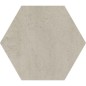 Carrelage hexagone gris clair mat effet carreau ciment 34.5x40cm savdomus cenere