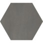 Carrelage hexagone noir mat effet carreau ciment 34.5x40cm savdomus nero