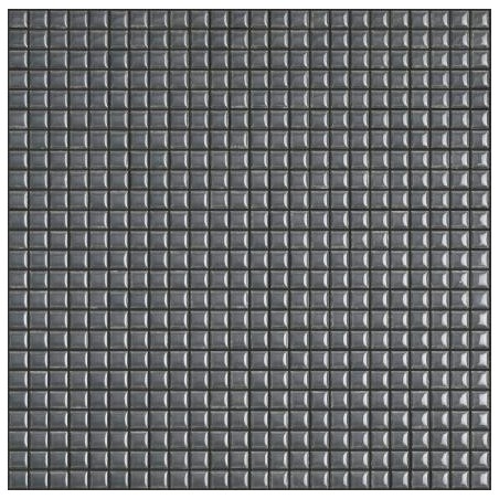 Mosaique brillant apdiva dark grey 1.2x1.2cm sur trame 30x30cm