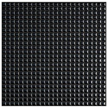 Mosaique brillant apdiva black 1.2x1.2cm sur trame 30x30cm