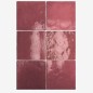 Carrelage Effet Zellige eqxart rouge brillant, mur, carré 13.2x13.2x0.9cm 24457