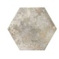 Carrelage hexagonal imitation pierre ancienne 28.5x33cm,  realblur gris