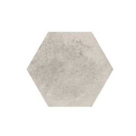 Carrelage hexagonal imitation pierre sol de cuisine 28.5x33cm, realmenphis gris