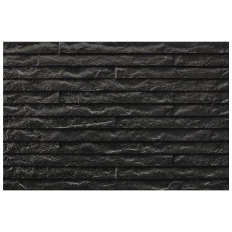 Carrelage imitation pierre ardoise noire, salle de bain, 44x66cm, realyosemite noir