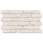 Carrelage parement imitation brique blanc mat mur de salle de bain 31x56cm realmanhattan blanc