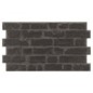 Carrelage imitation parement brique noir mat mur de salle de bain crédence de cuisine 31x56cm realmanhattan noir