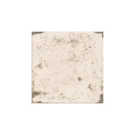 Carrelage imitation carreau ciment blanc ancien 33x33cm, realantique blanc
