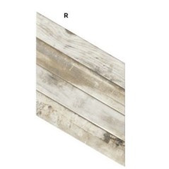 Carrelage chevron imitation bois de palette blanchi realdpallet blanc mat droit 70x40cm