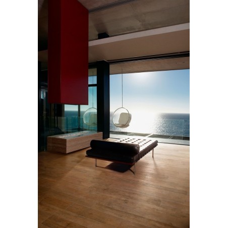 Carrelage imitation parquet contemporain intérieur, 20x120cm rectifié, santanature bisque lisse