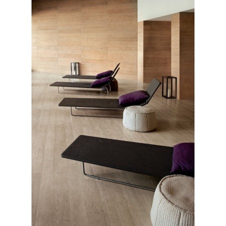 Carrelage imitation parquet bois chêne contemporain, pool house 20x120cm rectifié,  santanature gris lisse