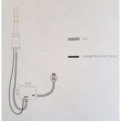 Robinet électronique eau froide F4931CR chromé