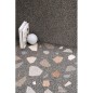 Carrelage effet terrazzo et granito, bureau, 90x90cm rectifié,  santanewdeco palladian dark mat