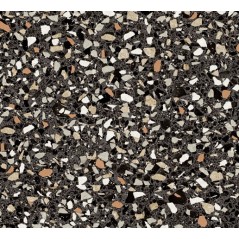 Carrelage effet terrazzo et granito 90x90cm rectifié,  santanewdeco dark mat