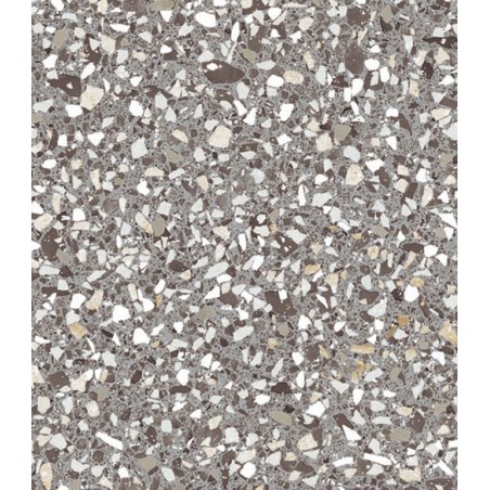 Carrelage effet terrazzo et granito 90x90cm rectifié,  santanewdeco grey poli brillant