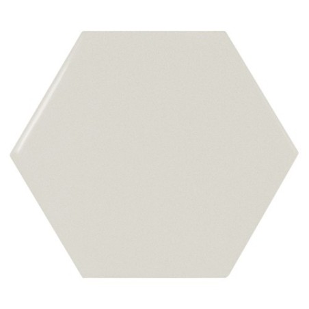Faience hexagone Equipscale menthe brillant 12.4x10.7cm