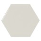 Faience hexagone Eqxscale menthe brillant 12.4x10.7cm