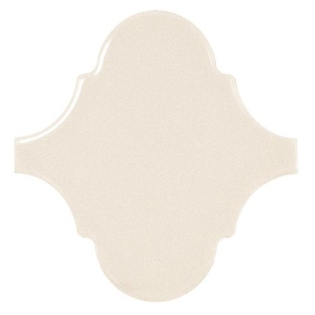 Faience arabesque eqxalhambra crème brillant 12x12x0.9cm 21936 pour le mur