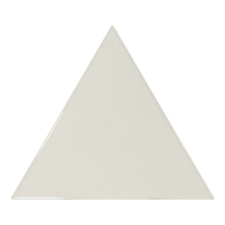 Faience  triangle Equipetriangle menthe brillant 10.8x12.4cm