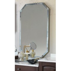 Miroir armoire salle de bain contemporaine angle 24.5x75x24.5cm, 1 porte  G/D, sans eclairage