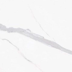 Carrelage émaillé imitation marbre blanc veiné gris mat 60.8x60.8cm, géofontana