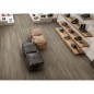 Carrelage plancher en bois de chêne marron cérusé large, sol et mur, sans noeud, 30x120cm rectifié,  progcarinzia rovere