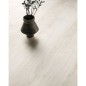 Carrelage imitation parquet contemporain sans noeud blanc mat design, grande longueur 30x180cm rectifié,  santapwood blanc