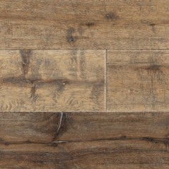 Parquet chêne rustique brossé raboté huilé, dénuancé grande largeur 190 mm, lafarm antique