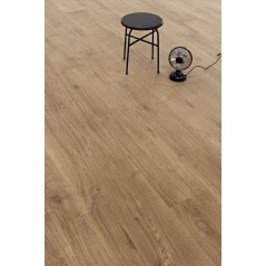 Carrelage imitation parquet contemporain bois du nord noisette, 20x120cm rectifié, santapwood nut