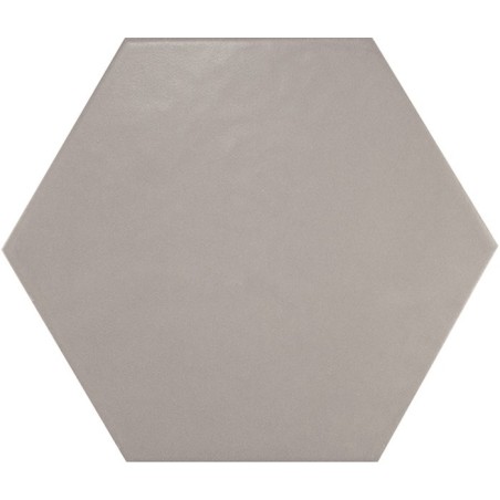 Carrelage hexagone eqx hexatile gris mat 17.5x20cm
