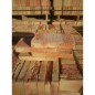 Brique pleine en terre cuite fait main 12x25x3cm vendu par caisse de 750 briques