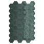 Carrelage hexagone vert brillant faience murale salle de bain crédence de cuisine 17.3x15cm terx hexawall green