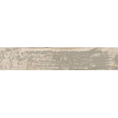 Carrelage effet parquet peint usé dénuancé gris, beige et noir, sol et mur, 15x120cm rectifié, santacolor desert