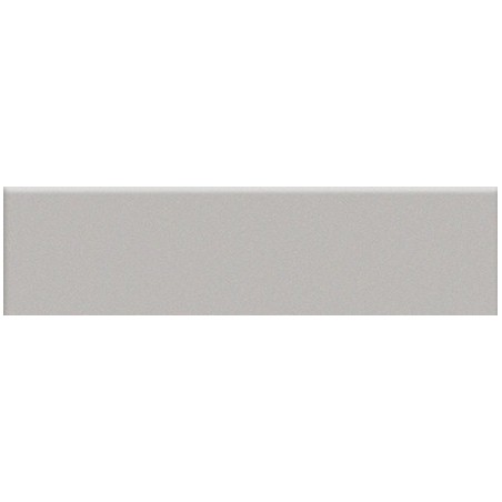 Mosaique rectangulaire mat gris argent argento 5X20X0.7cm sur trame sol et mur en grès cérame émaillé VOX