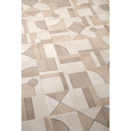 Carrelage patchwork santaritual decor imitation carreau ciment contemporain 20x20X1cm rectifié, R10