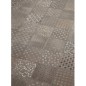 Carrelage patchwork santaritual marron brown imitation carreau ciment traditionnel 20x20X1cm rectifié pour la crédence, R10