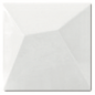 Carrelage 3D brillant Dif fuji blanc 15x15cm