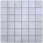 Mosaique salle de bain, cuisine Dif travertin thala gris mat 4.8x4.8cm sur trame 30x30x1cm