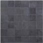 Mosaique salle de bain, Dif travertin foussana gris mat 4.8x4.8cm sur trame 30x30x1cm