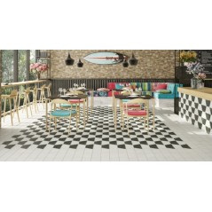 Carrelage hexagone realtrapezvintage white 28.5x33cm