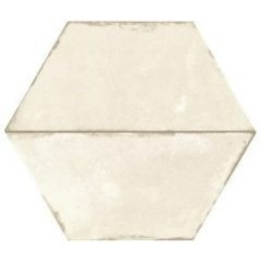 Carrelage hexagone realtrapezvintage B&W et white