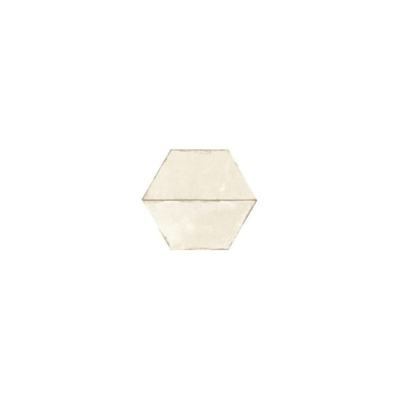 Carrelage hexagone realtrapezvintage white 28.5x33cm