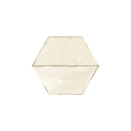 Carrelage hexagone realtrapezvintage B&W et white