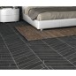 Carrelage losange diamond realmarquina chevron Left imitation marbre noir 70x40cm