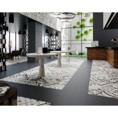 Carrelage patchwork imitation carreau ciment réalhanoi gris décor 33x33cm (9 decor différents)