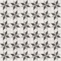 Carrelage imitation carreau de ciment étoile classique 20x20 cm Vivpukao taito blanco sol et mur