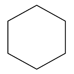 Carreau ciment véritable uni ardoise hexagone 20x17.4x1.6cm