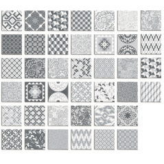 Carrelage D patchwork diatenas imitation carreau ciment traditionnel 25x25x0.9cm